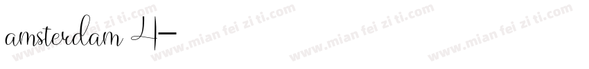 amsterdam 4字体转换